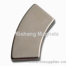 Neodymium Wind Turbine Generator Magnets Arc NdFeB Rare Earth Magnets with Hole