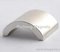N45SH Neodymium Arc Magnets for Servo Motors Super Strong NdFeB Segment Magnets