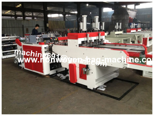 China Full Automatic and High speed T-shirt bag making machine