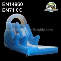 Blow Up Blue Waterslides