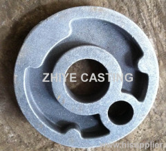 ductile iron casting circle shape for cake machine accessory