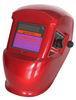 Red led Auto Darkening Welding Helmet , plastic arc welding mask