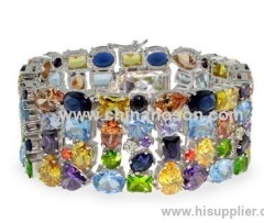 The Sparkling Multi Color Kaleidoscope Bracelet