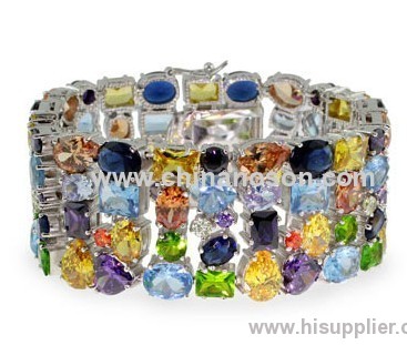 The Sparkling Multi Color Kaleidoscope Bracelet