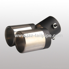 138mm length automobile dual exhaust tip for Buick Excelle