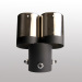 138mm length automobile dual exhaust tip for Buick Excelle