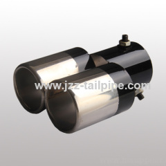 60mm*2 installed hole automobile exhaust tip for Buick Regal