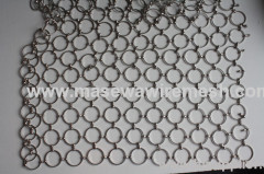 metal ring mesh for decoration