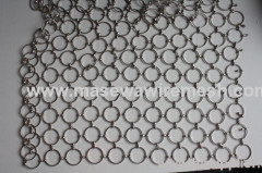 flexible metal ring mesh of decoration