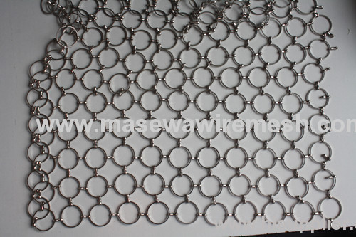 hoop grid mesh decorative mesh curtain screen