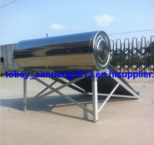 2013 new style Made in China Stainless steel Compact non-pressurized solar water heater ( solar boiler )