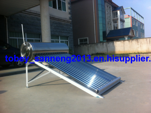 2013 new style Made in China Stainless steel Compact non-pressurized solar water heater ( solar boiler )