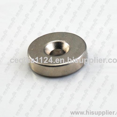2013 shenzhen neodymium magnet with countersunk hole