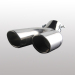 Asia car dual exhaust tail pipe for Volkswagen Bora