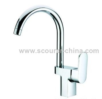 Single Lever Mono Kitchen Faucet brass body and Zinc Handle