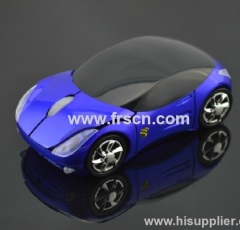 Latest car shape 2.4g wireless mouse 3d optical gift mouse