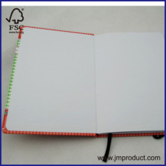 hard cover notebook -making plan