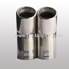 Bevel auto exhaust muffler tip for Volkswagen Bora