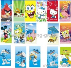 Thermal transfer film for glass cup mat/glass products