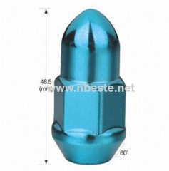 40.5mm (1.6-inch) length Bullet head wheel hub nut