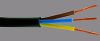 Copper conductor rubber insulated round flexible high voltage rubber cable