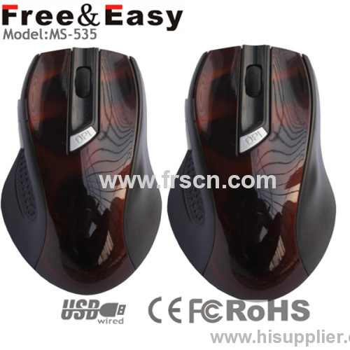 High CPI resolution optical 5key computer mouse gaming