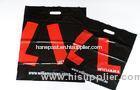 Black and Red LDPE / HDPE Plastic Bags Recyclable / UV Printing