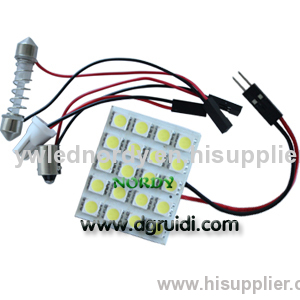 Led Reading Light DPCB 20SMD 5050,LED dome light, led dome lamp,Car led top/reading light ,Top Light, Festoon Light