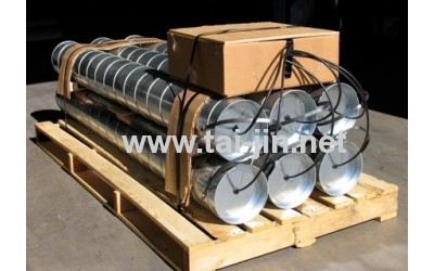 MMO Titanium Tube Anode Prepacked in a Steel Canister with Petroleum coke