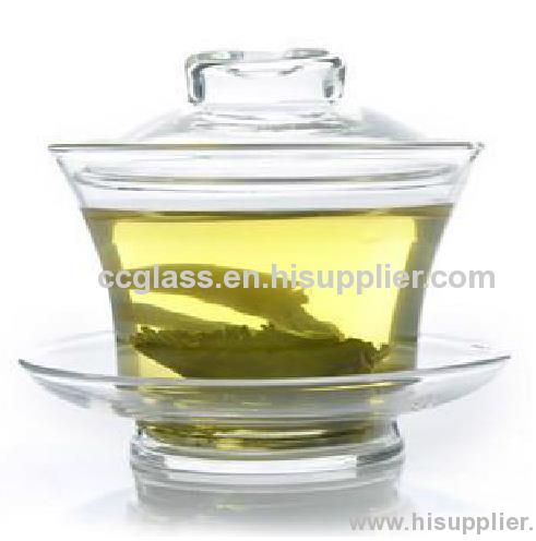 Insulated Mouth Blown Glass Tea Cup