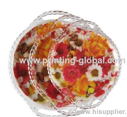 Glass heat transfer film/hot stamping film for glass fruit plate