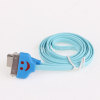 Smiley Face Luminescence LED 30 Pin Lightning USB Flat Noodle Data Sync and Charger Cable for iPhone 4 4s