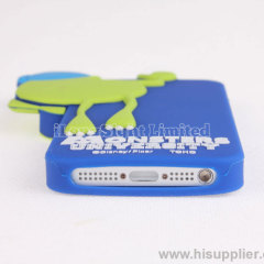 3D Cartoon Big eye monster silicon case for iphone 5