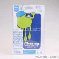 3D Cartoon Big eye monster silicon case for iphone 5
