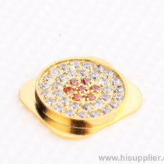 Gold Diamond Home Button For iPhone 5