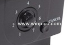 2-slice toaster with metal sides/pp ends / Black