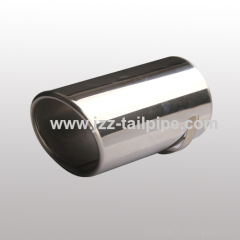 Straight auto exhaust pipe for MPV