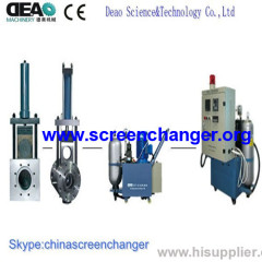 Fast screen filter changer