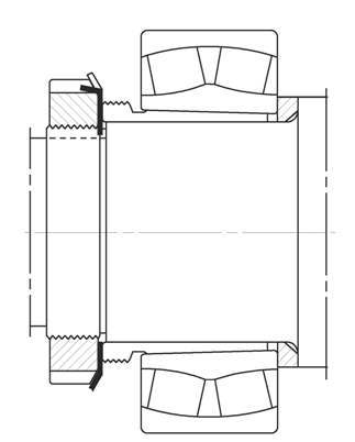 Mounting bearings with withdrawal Sleeve