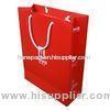 Printed Paper Carrier Bags Big Red Matt Lamination for Shopping