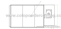 Gas Powder Coating Oven For Printed Circuit Board