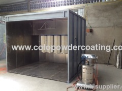 Industrial Powder Spray Booth Systems Energy Saving / Economical