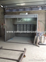 Industrial Powder Spray Booth Systems Energy Saving / Economical