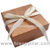 Brown Custom Packing Boxes Art Paper Hot Stamping for Gift