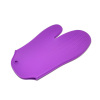 elegant purple silicone oven mitts glove