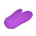 purple and embossment silicone oven pot holders