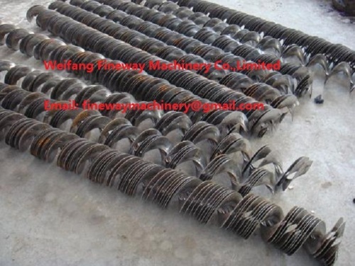 continuous flight auger/screw blade