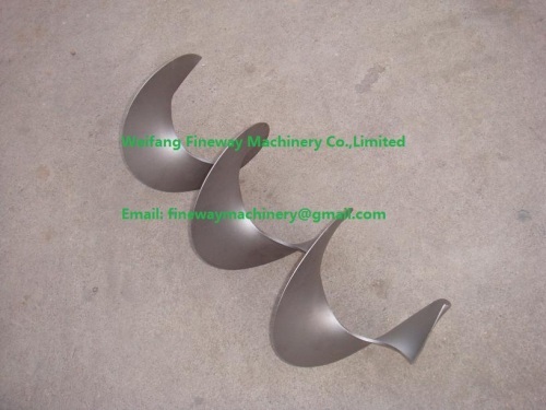 Stainless steel augers/SS helical blade