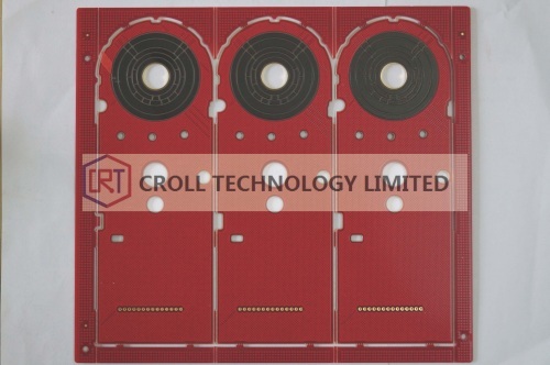 Multi-Layer PCB Red Soldermask ENIG&Carbon Made In China
