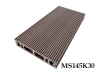 Wood plastic composite flooring